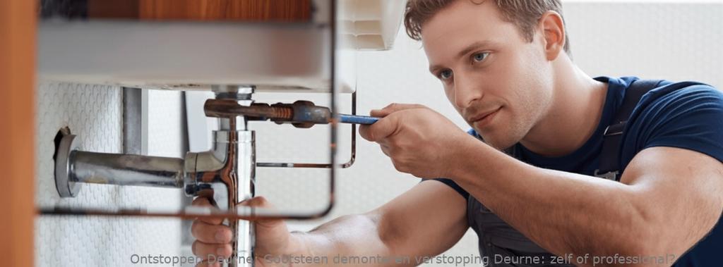 Gootsteen demonteren verstopping Deurne: zelf of professional?