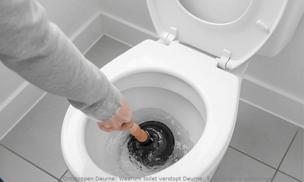 Waarom toilet verstopt Deurne: 5 oorzaken + oplossingen